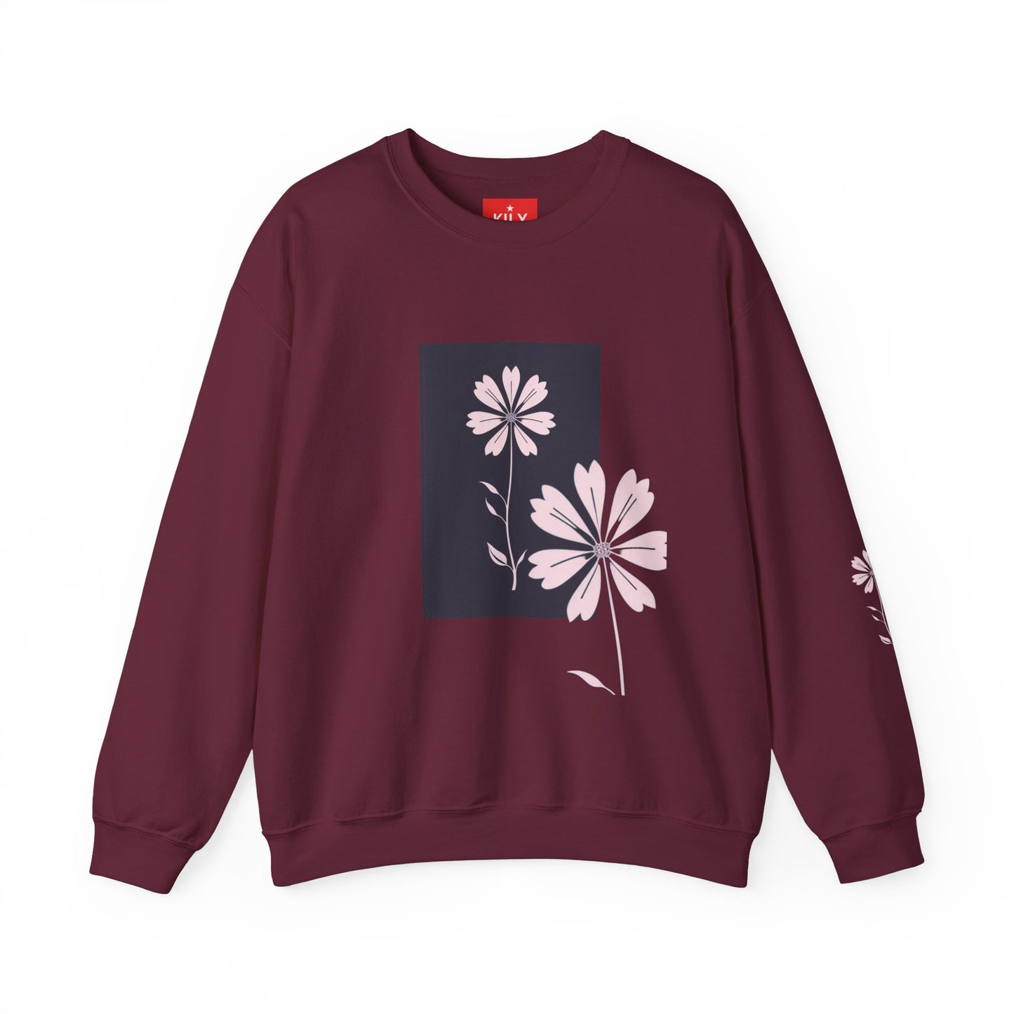 Flowers Women Heavy Blend™ Crewneck Sweatshirt
