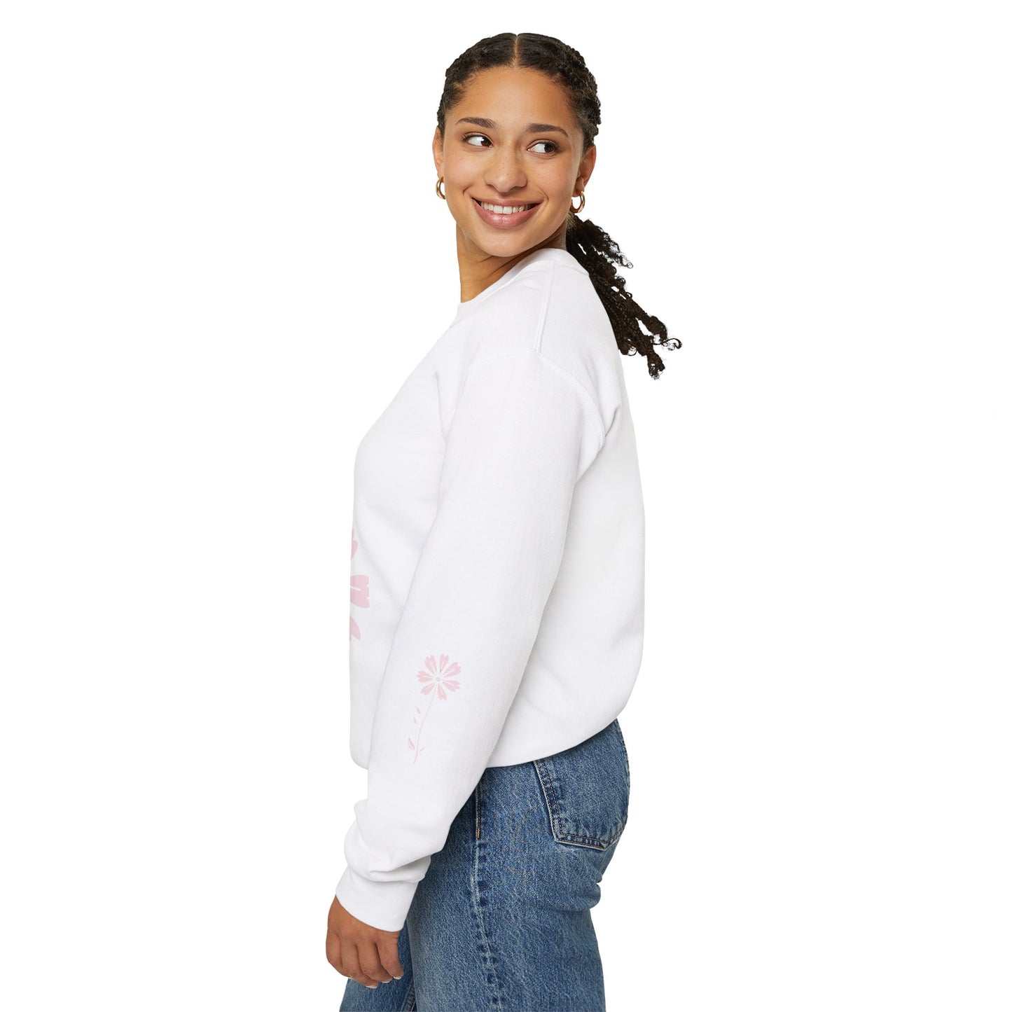 Flowers Women Heavy Blend™ Crewneck Sweatshirt