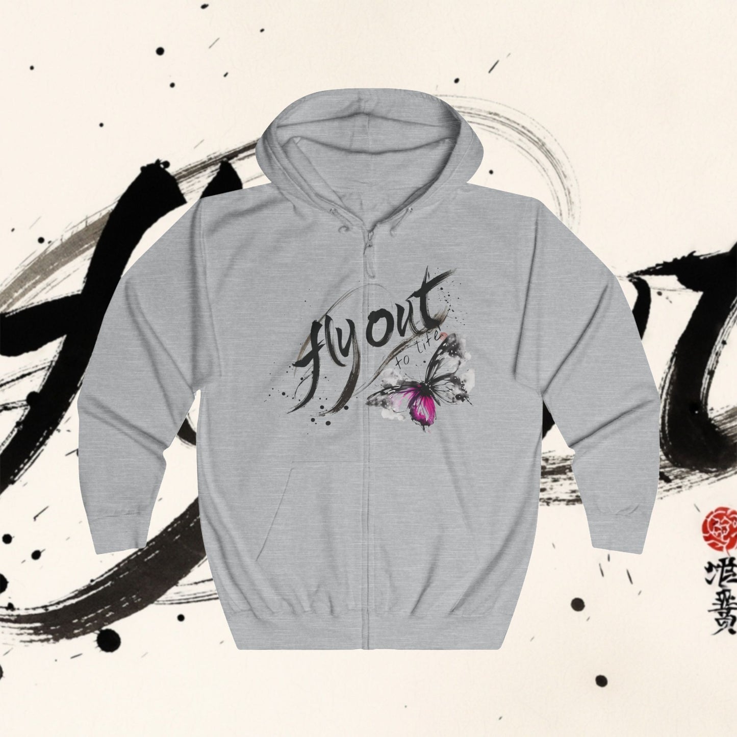 Unisex Full Zip Hoodie