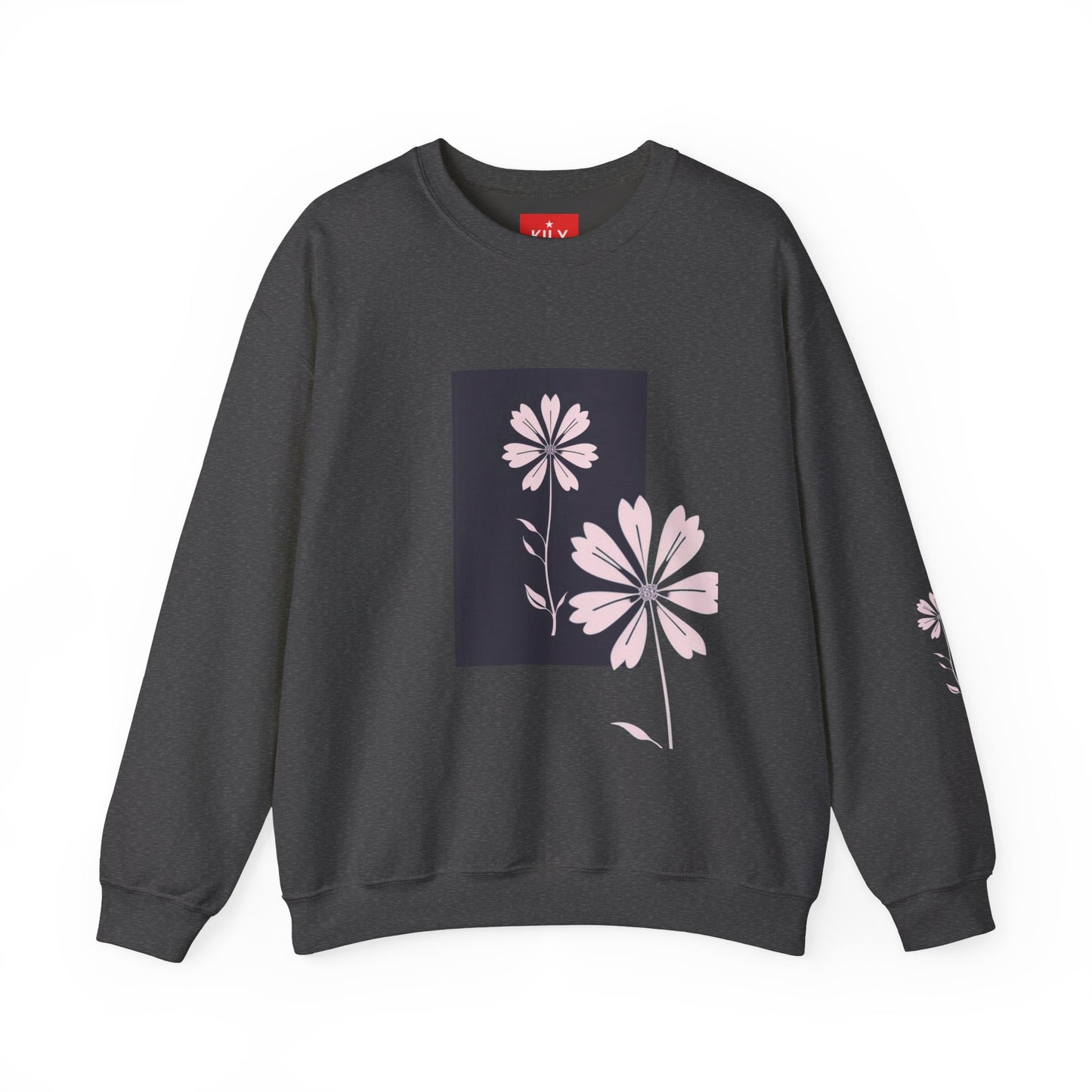 Flowers Women Heavy Blend™ Crewneck Sweatshirt