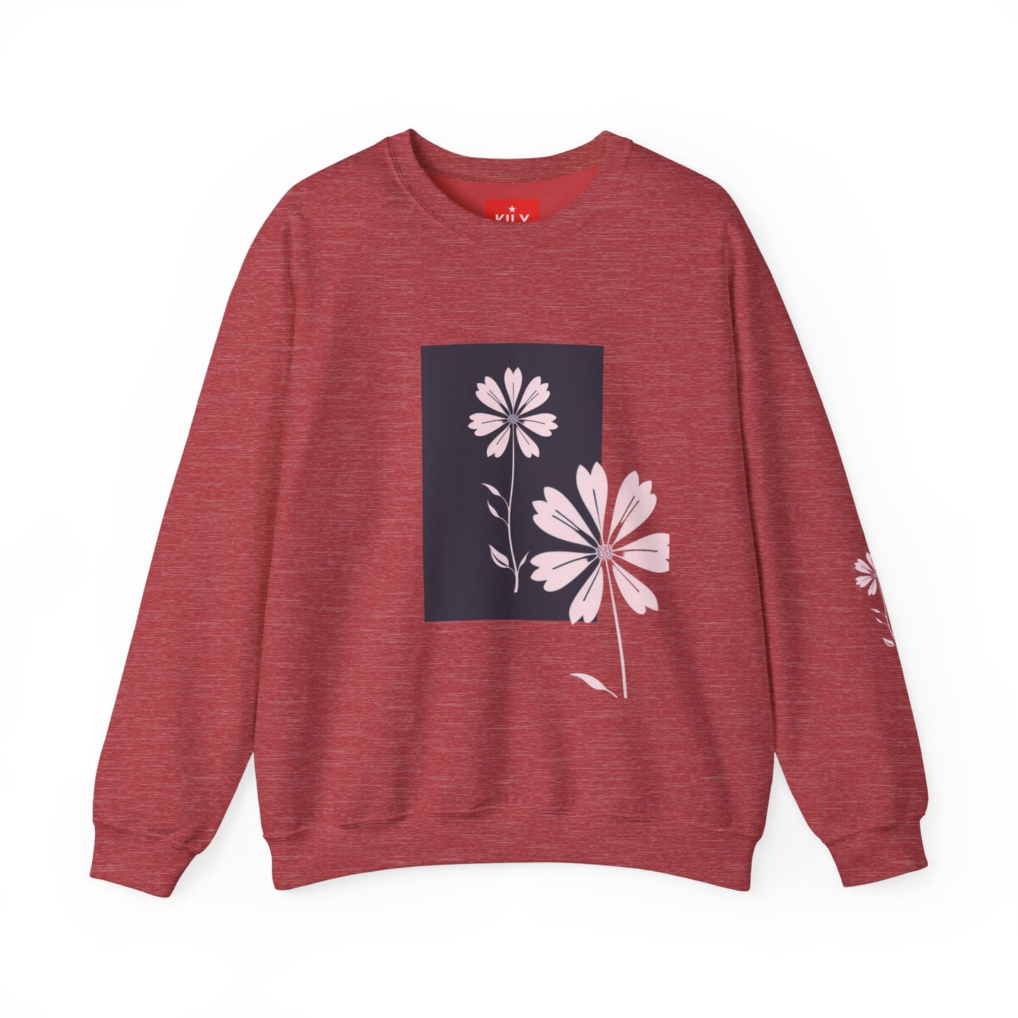 Flowers Women Heavy Blend™ Crewneck Sweatshirt