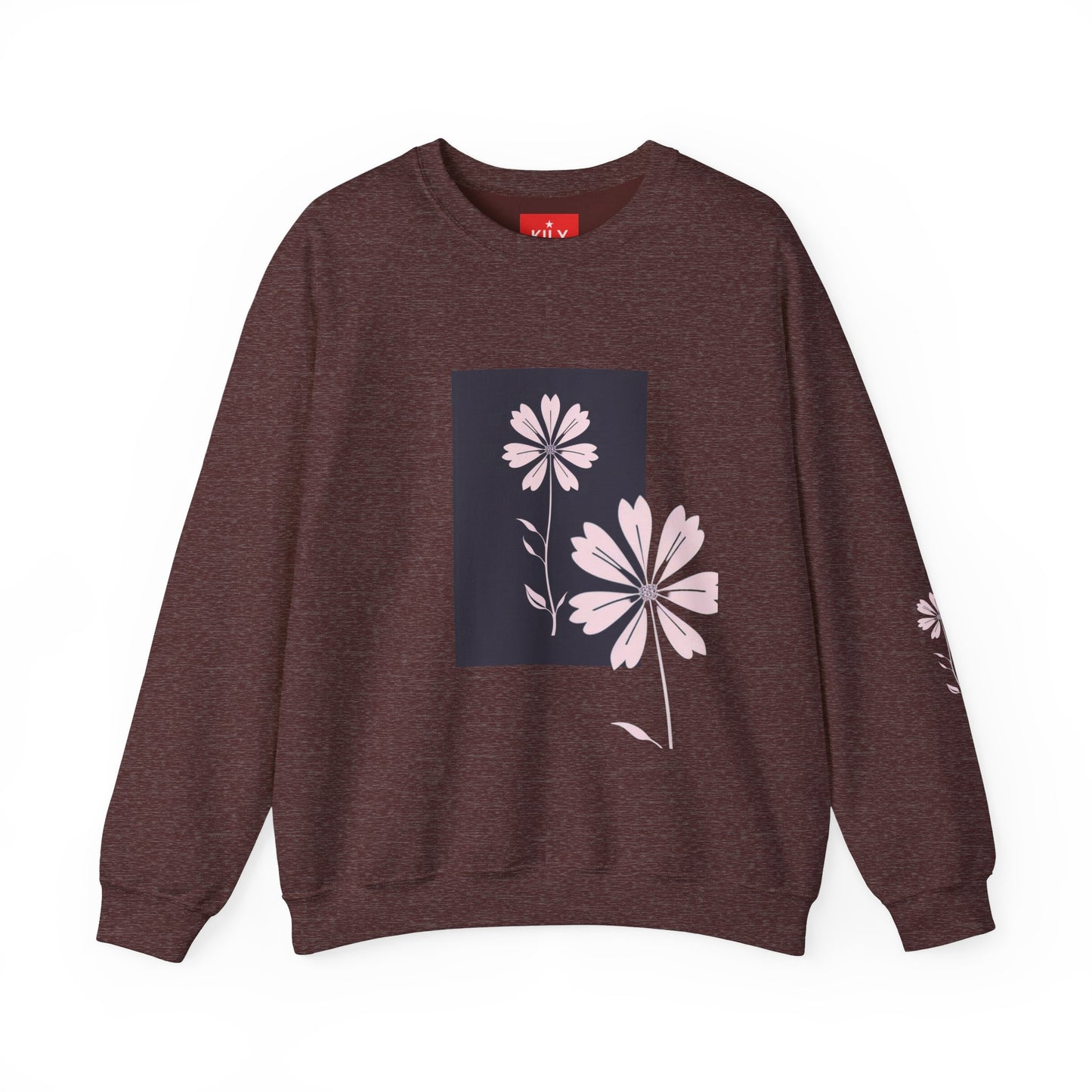 Flowers Women Heavy Blend™ Crewneck Sweatshirt