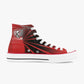 Sunset Black High-Top Canvas Shoes