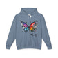 Unisex Lightweight Hooded Sweatshirt graffiti butterfly Fly out