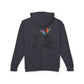 Unisex Lightweight Hooded Sweatshirt graffiti butterfly Fly out
