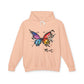 Unisex Lightweight Hooded Sweatshirt graffiti butterfly Fly out