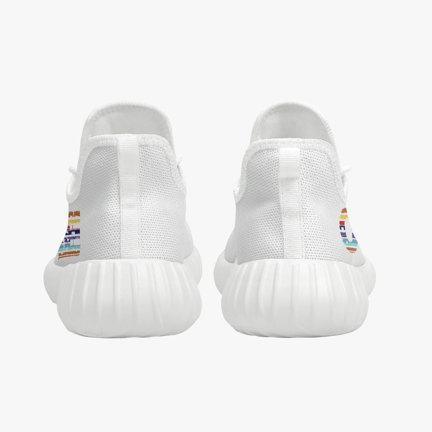 Mesh Knit Sneakers -Rainbow