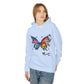 Unisex Lightweight Hooded Sweatshirt graffiti butterfly Fly out