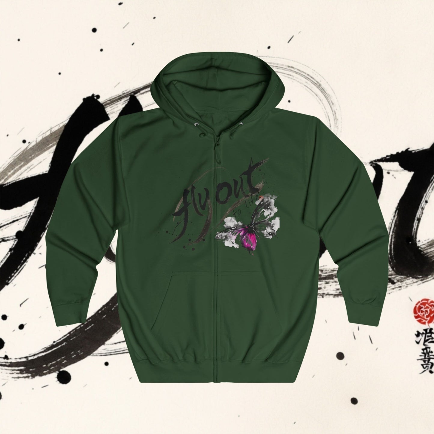 Unisex Full Zip Hoodie