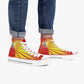 285. New High-Top Canvas Shoes - White