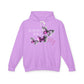 Fly Desing, Unisex Lightweight Hooded Sweatshirt, 100% ring-spun US cotton