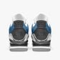 AJ4 Basketball Sneakers -Grey Sole/Blue