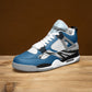 AJ4 Basketball Sneakers -Grey Sole/Blue