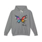 Unisex Lightweight Hooded Sweatshirt graffiti butterfly Fly out