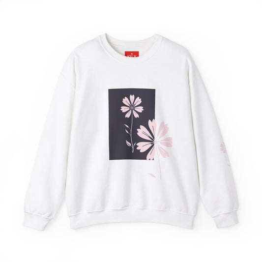 Flowers Women Heavy Blend™ Crewneck Sweatshirt