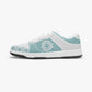 Dunk Stylish Low-Top Leather Sneakers LighBlue-White logo