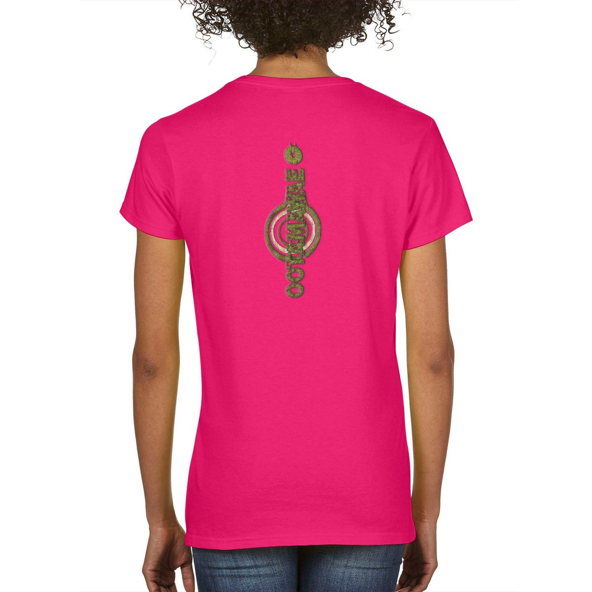 Gildan 5V00L Ladies' V-Neck T-Shirts With Logo