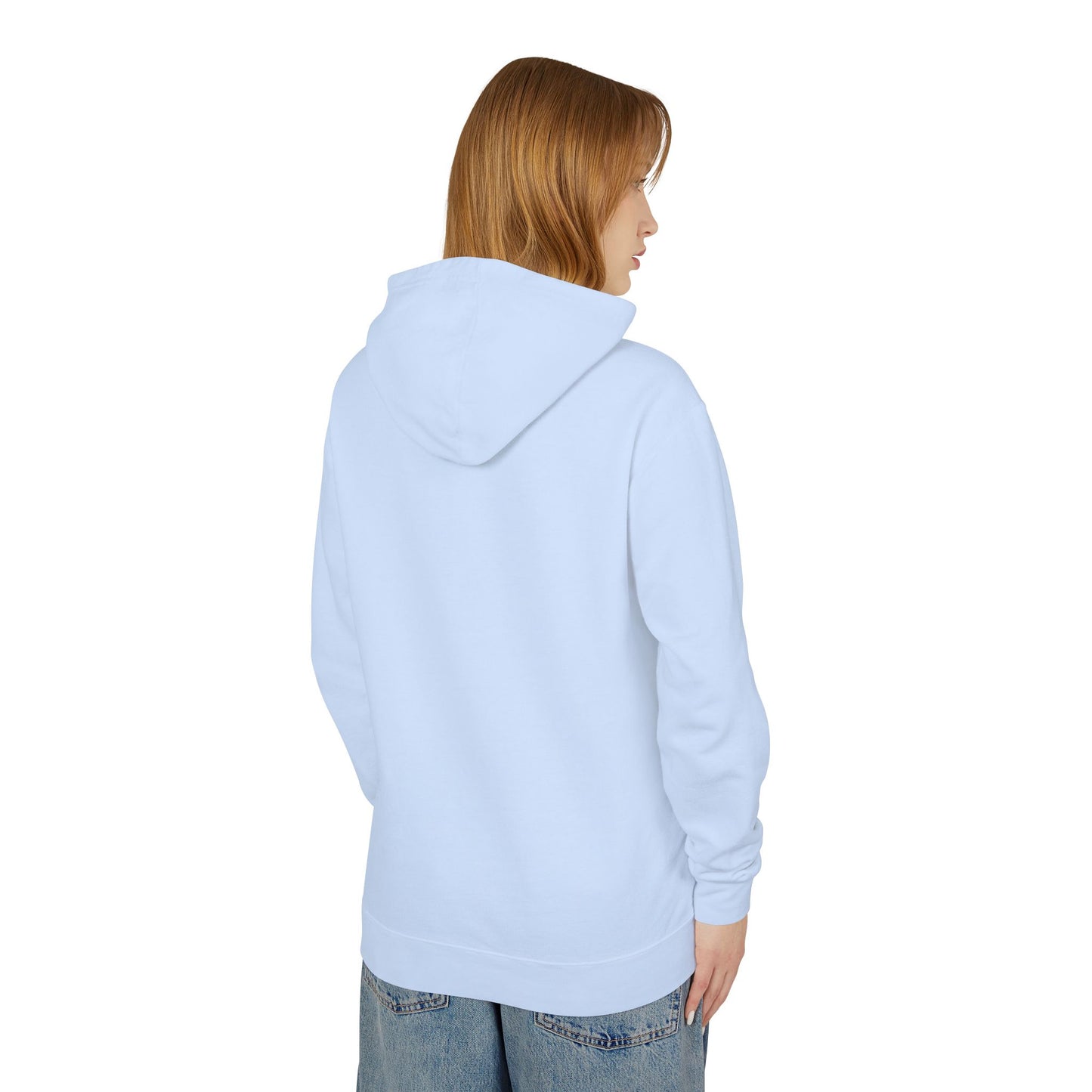 Fly Desing, Unisex Lightweight Hooded Sweatshirt, 100% ring-spun US cotton