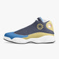 Basketball Sneakers - Grey/Gold/Blue