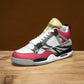 AJ4 Basketball Sneakers -Grey Sole/ Red