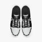 Dunk Stylish Low-Top Leather Sneakers Black and White logo