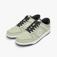 Dunk Stylish Low-Top Leather Sneakers Beige-White logo