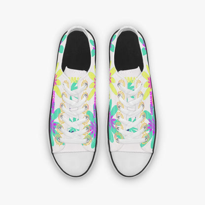 Low Canvas Shoes-White sole Blooming