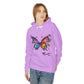 Unisex Lightweight Hooded Sweatshirt graffiti butterfly Fly out