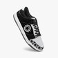 Dunk Stylish Low-Top Leather Sneakers Black and White logo