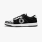 Dunk Stylish Low-Top Leather Sneakers Black and White logo