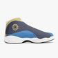 Basketball Sneakers - Grey/Gold/Blue