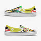 Art in Yellow AOP Slip-On Shoes