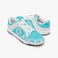 Dunk Stylish Low-Top Leather Sneakers Blue-White logo