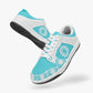 Dunk Stylish Low-Top Leather Sneakers Blue-White logo