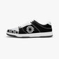 Dunk Stylish Low-Top Leather Sneakers Black and White logo