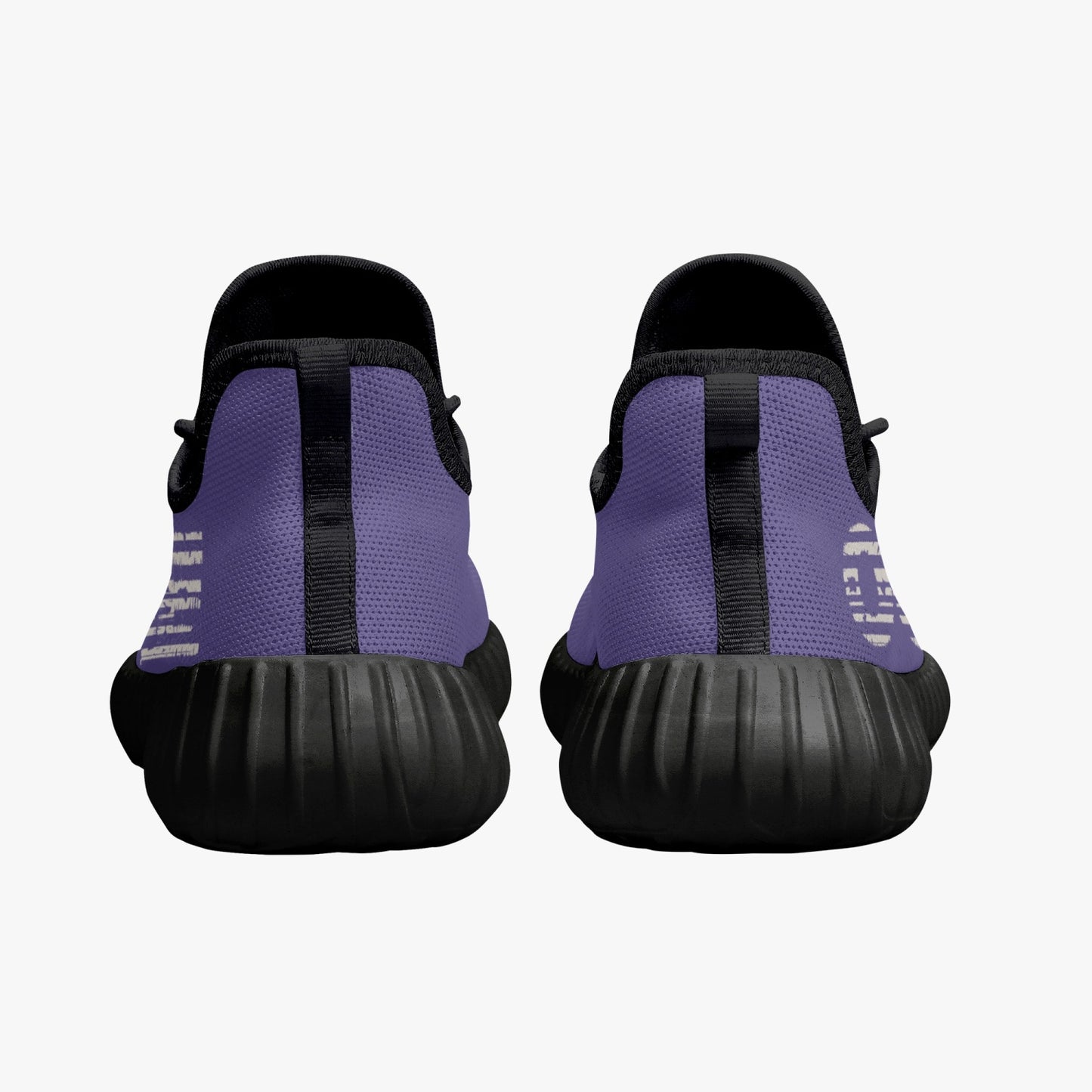 Mesh Knit Sneakers - Purple /Black