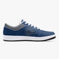 Low-Top Leather Sneakers - Blue Navy/Grey