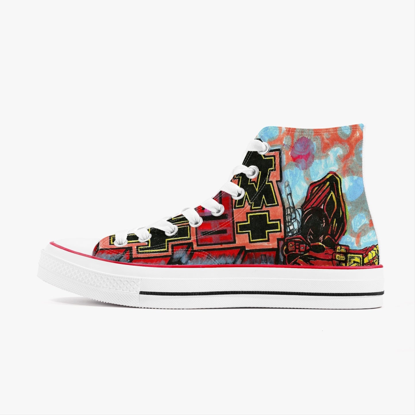 Urban High-Top Canvas Shoes