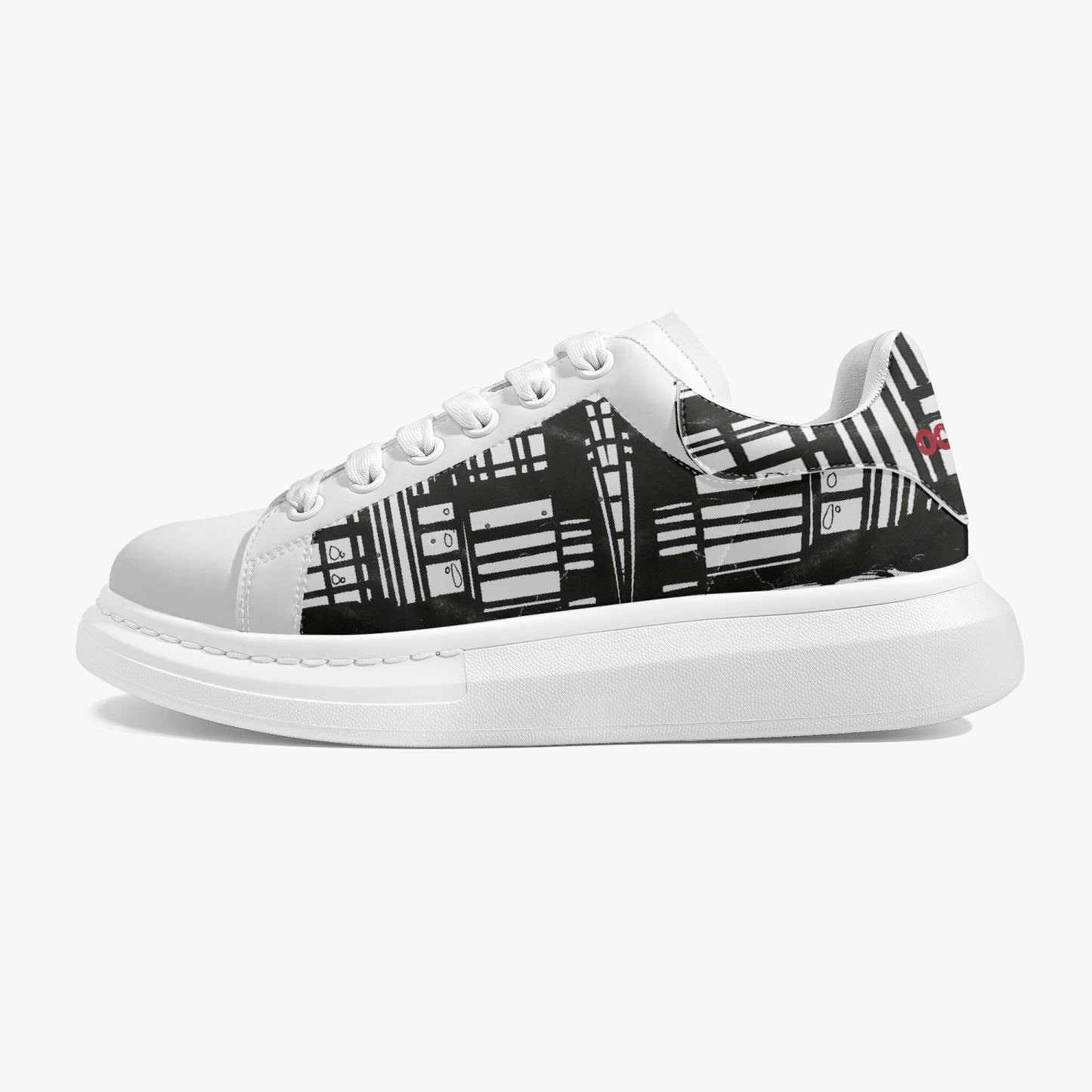 Lifestyle Low-Top Leather Sneakers City Windows