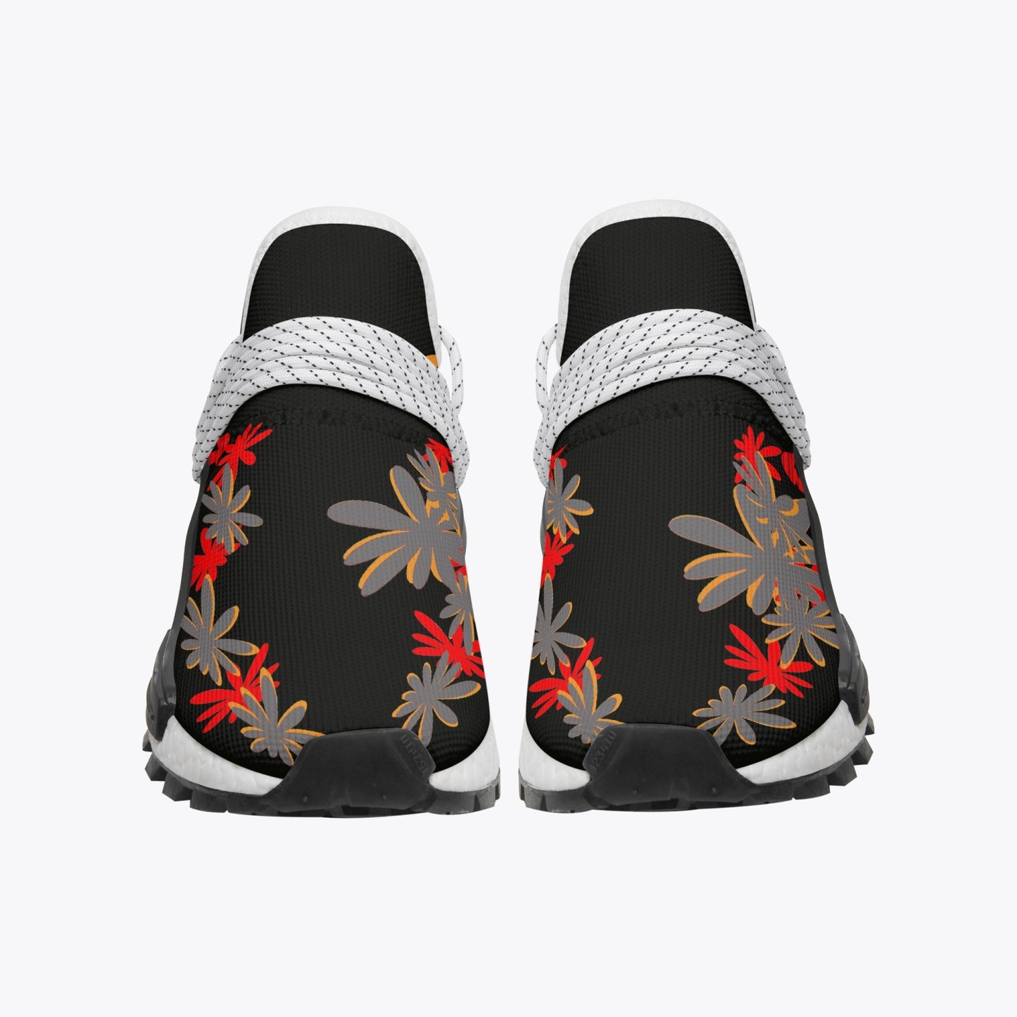 Mesh Sports Sneakers Blooming Black