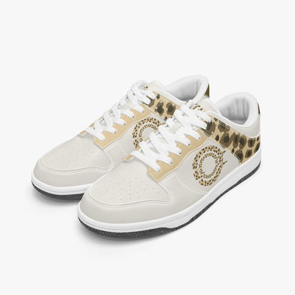 Dunk Stylish Low-Top Leather Sneakers Wild Leo