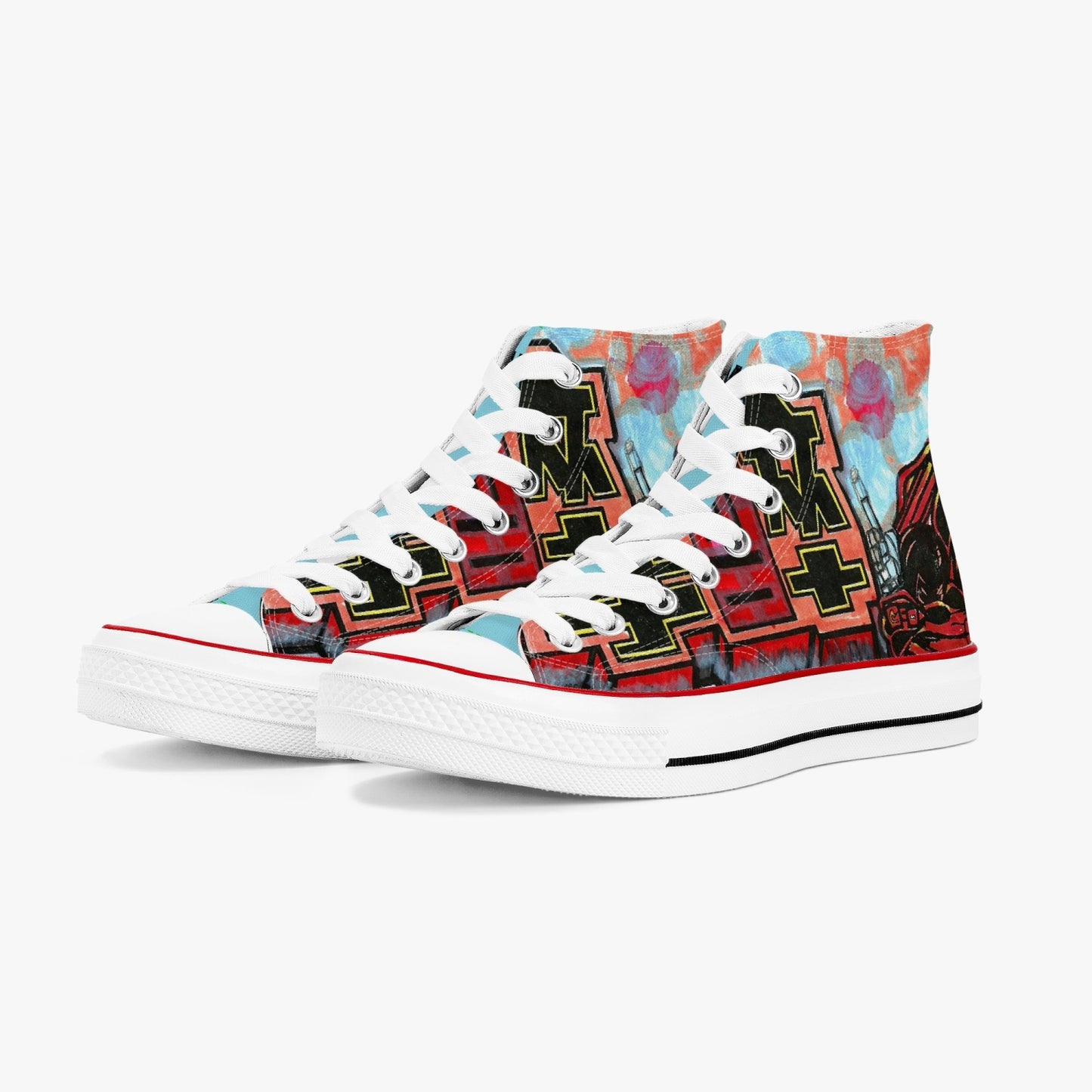 Urban High-Top Canvas Shoes