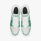 Dunk Stylish Low-Top Leather Sneakers Green-White logo