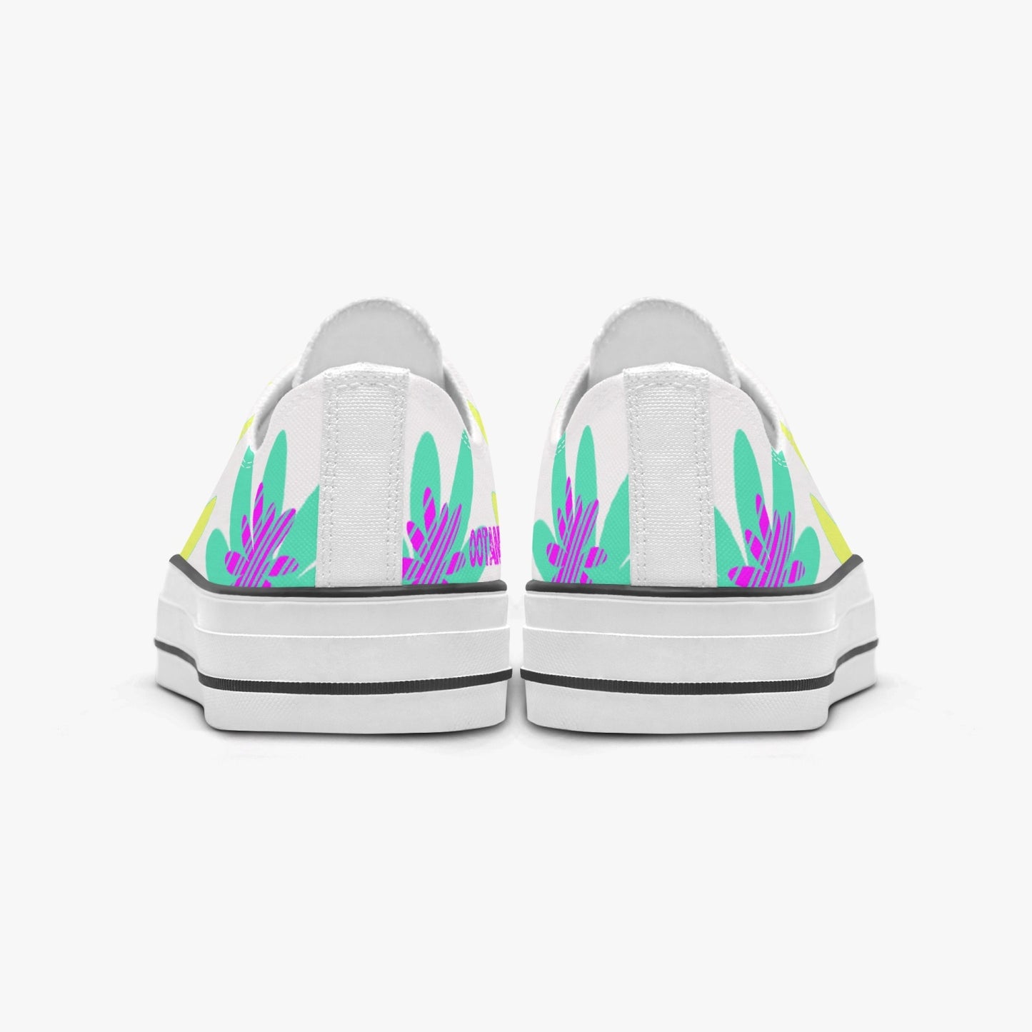 Low Canvas Shoes-White sole Blooming