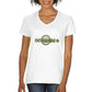 Gildan 5V00L Ladies' V-Neck T-Shirts With Logo