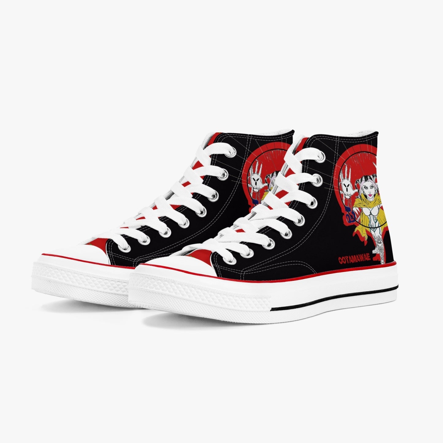 Bubble Girl High Canvas Shoes - Black