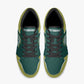 Low-Top Leather Sneakers Olive color