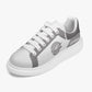 Lifestyle Low-Top Leather Sneakers Grey