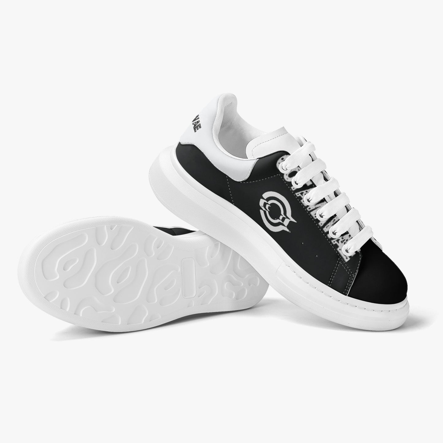 Lifestyle Low-Top Leather Sneakers Black