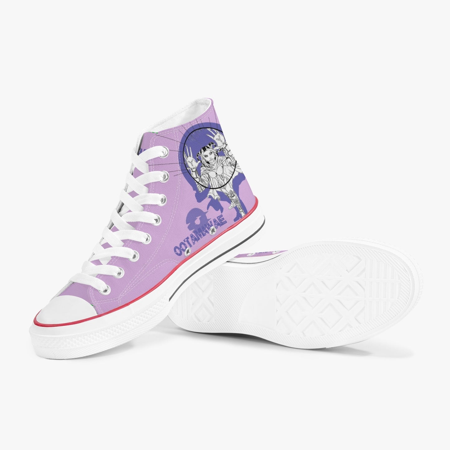 Bubble Girl High Canvas Shoes - pink